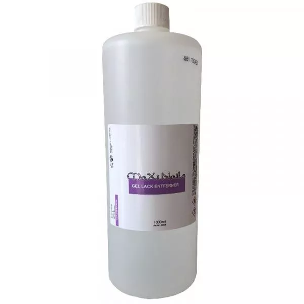 Soak-Off Gel Lack Entferner - LED UV Gel Remover für Gellack Acryl und Nagel-Tips, 1000 ml